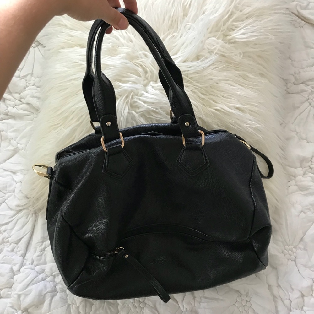 Black Leather Purse